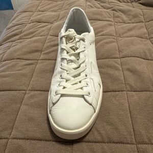 Golden Goose Pure Star White and Silver Sneakers